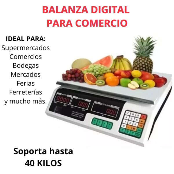 PESA BALANZA DIGITAL DE 40KG