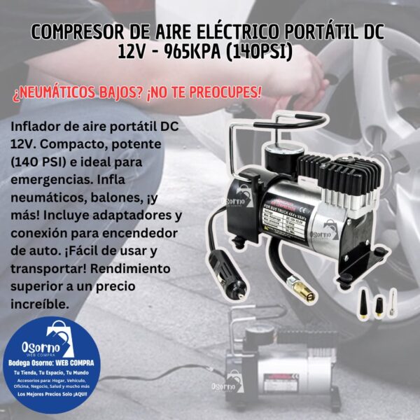 COMPRESOR DE AIRE 12 V - Imagen 5