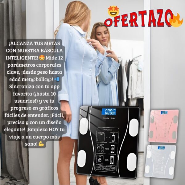 BALANZA DIGITAL CON BLUETOOTH - Imagen 2