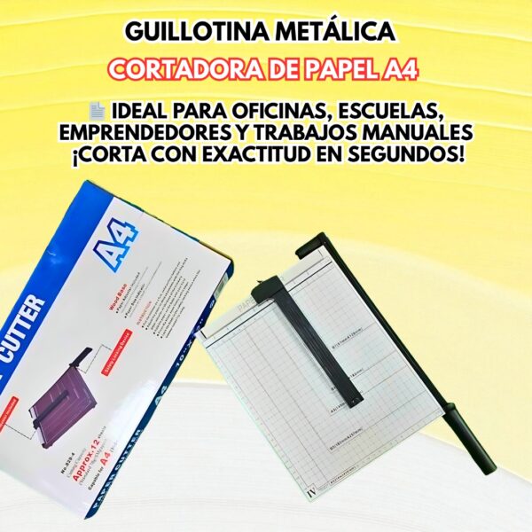 GUILLOTINA CORTA PAPEL A4 - Imagen 4