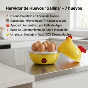 GALLINA HERVIDORA DE HUEVOS
