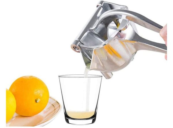 Exprimidor Saca Jugo Manual Metálico Frutas Naranja - Imagen 4