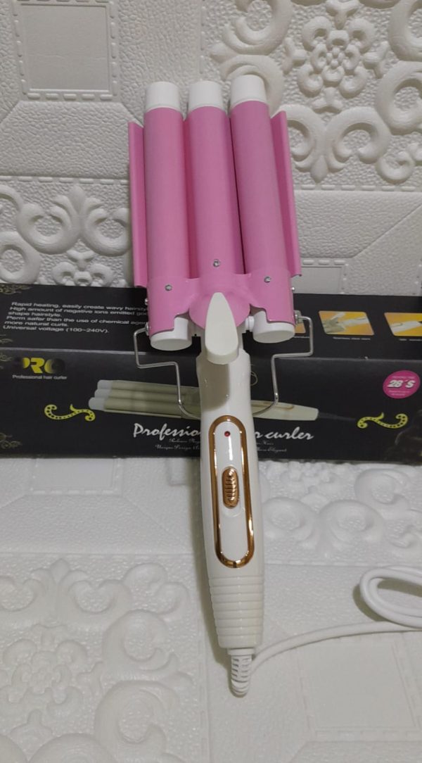 ONDULADOR  DE CABELLO ROSADO PROFESIONAL