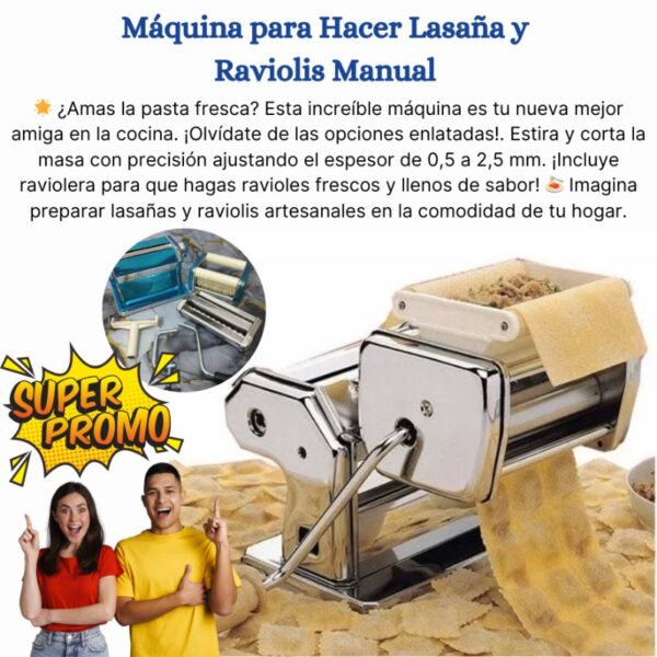 MAQUINA PARA PASTAS Y RAVIOLIS