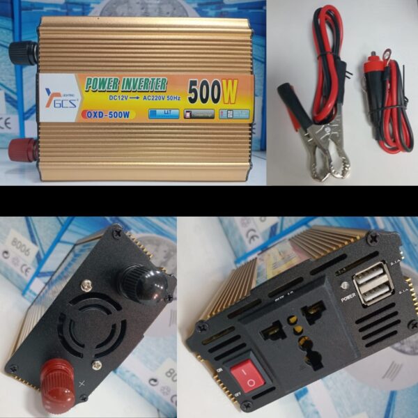 CONVERSOR INVERSOR  DE 500WATTS