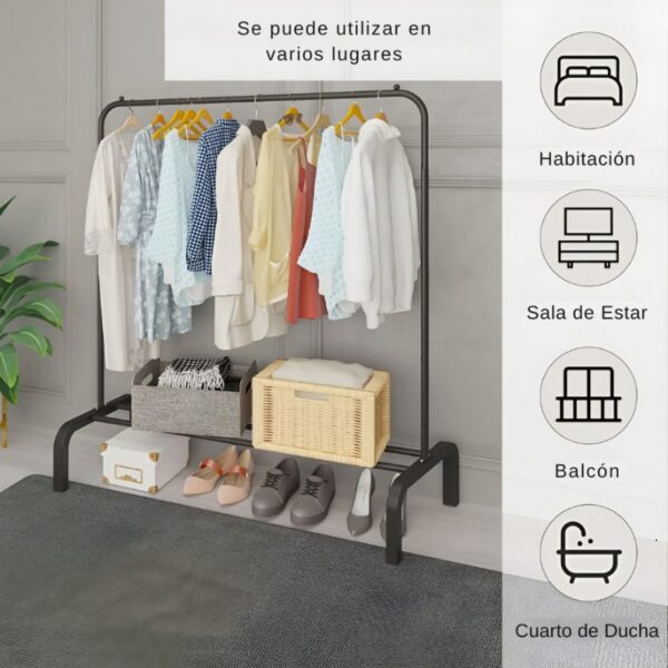 PERCHERO SIMPLE SIN RUEDA - Imagen 2