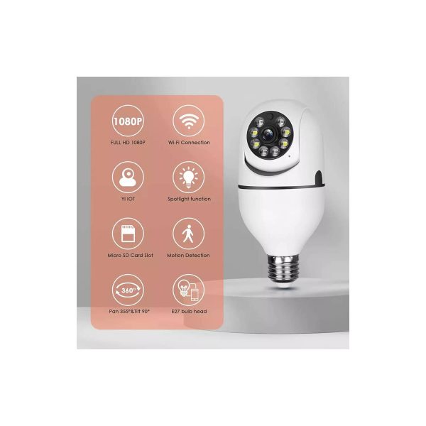 CAMARA AMPOLLETA 360 HD WIFI - Imagen 2