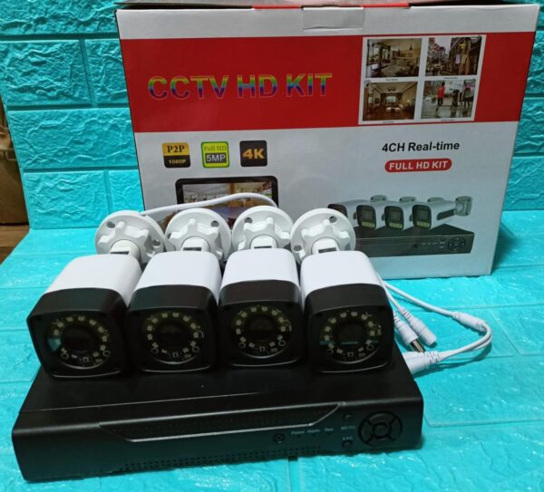 KIT 4 CAMARA DE  SEGURIDAD CON DVR