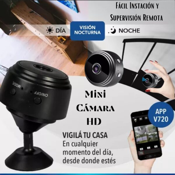 MINI CAMARA ESPIA OCULTA DE SEGURIDAD HD