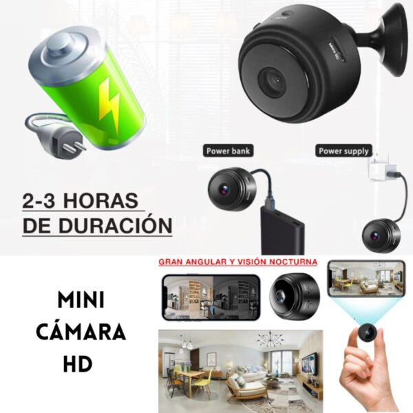 MINI CAMARA ESPIA OCULTA DE SEGURIDAD HD - Imagen 3