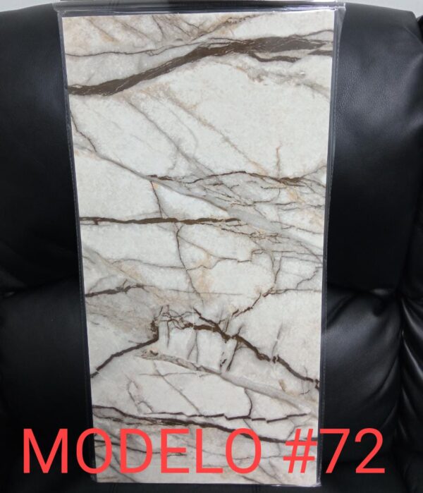 LAMINAS AUTO ADHESIVAS 30X60 TIPO MARMOL EFECTO ESPEJO - Imagen 2