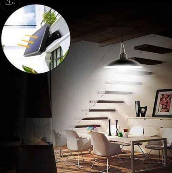 LAMPARA LED CON PANEL SOLAR - Imagen 3