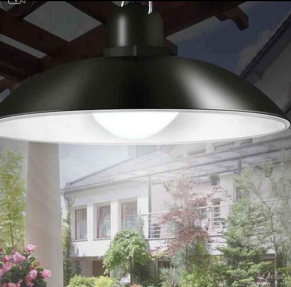 LAMPARA LED CON PANEL SOLAR - Imagen 2