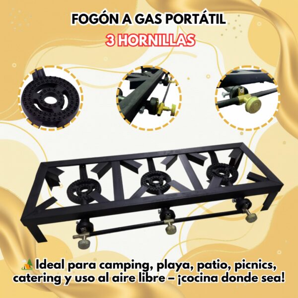 FOGON 3 HORNILLAS - Imagen 4