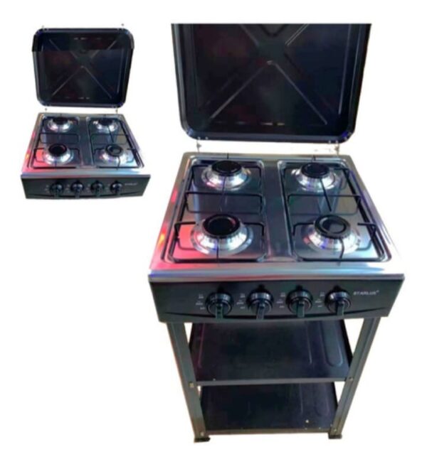 COCINA 4 HORNILLAS CON ESTANTES