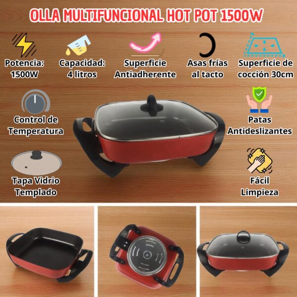 OLLA MULTIFUNSIONAL HOT POT - Imagen 4