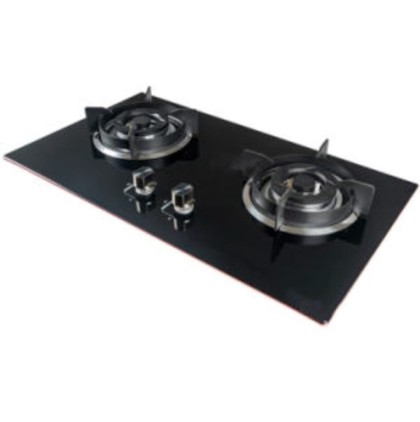 COCINA DE EMPOTRAR DE VIDRIO TEMPLADO 2 HORNILLAS