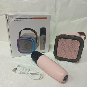 MINI PARLANTE CON MICROFONO Y BLUETOOTH K-12