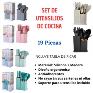 SET DE UTENSILIOS DE COCINA PREMIUM