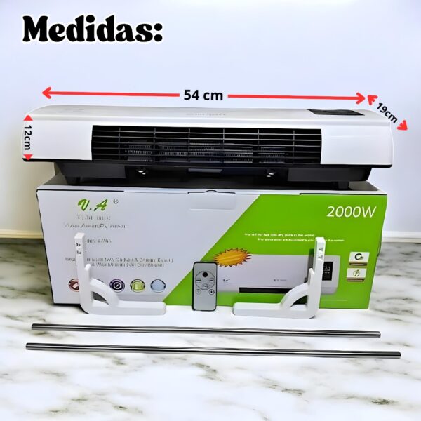 CALEFACTOR CON VENTILADOR DE PARED - Imagen 2