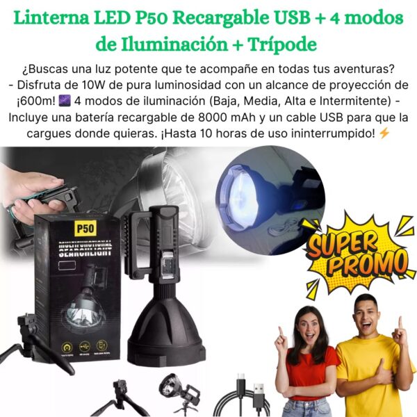 LINTERNA P-50 - Imagen 3