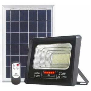 LAMPARA LED CON PANEL SOLAR DE 200 WATTS