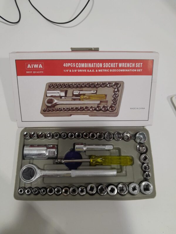 CAJA DE HERRAMIENTA DE 40 PIEZAS