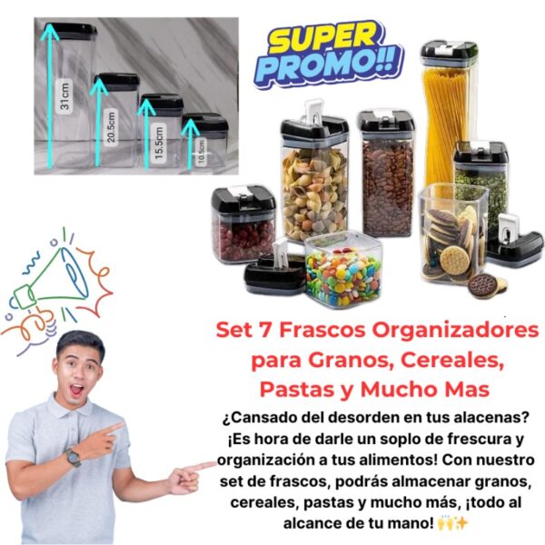 SET DE CONTENEDORES DE ALIMENTOS - Imagen 2