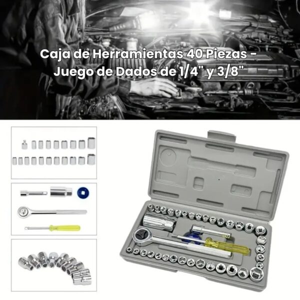 CAJA DE HERRAMIENTA DE 40 PIEZAS - Imagen 2