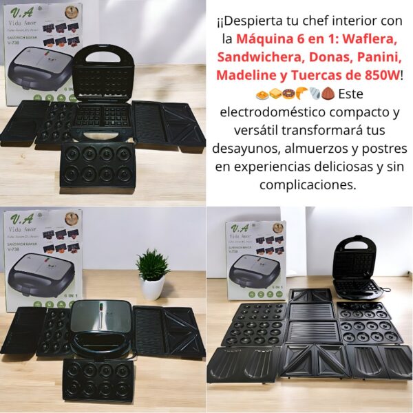 WAFLERA 6 EN 1 - Imagen 2