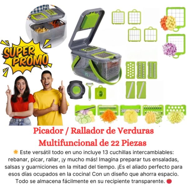 RAYADOR PICADOR MULTIFUNCIONAL GRANDE - Imagen 3