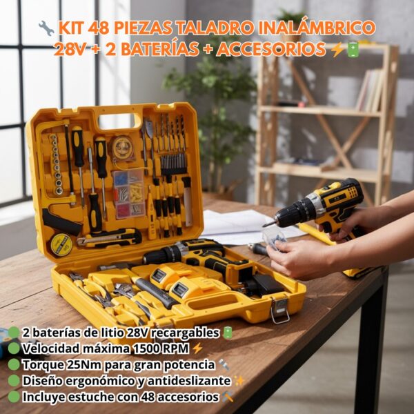 TALADRO CON ACCESORIOS - Imagen 4