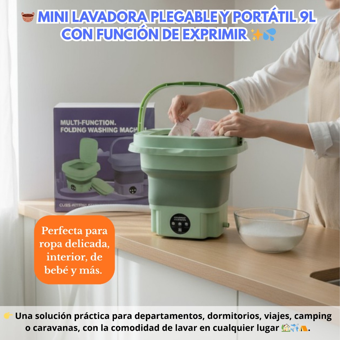 MINI LAVADORA PORTATIL DE 9 LITROS - Imagen 3