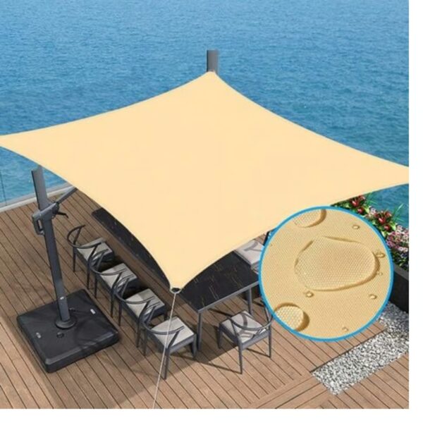 TOLDO VELA MALLA RECTANGULAR 4X6