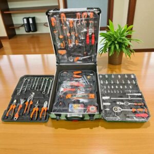 MALETA CON KIT DE HERRAMIENTAS DE 187 PIEZAS