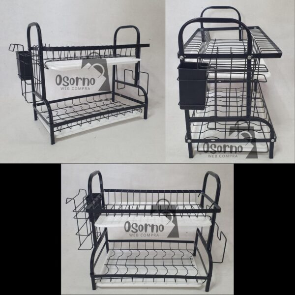 RACK SECA PLATOS 2 NIVELES