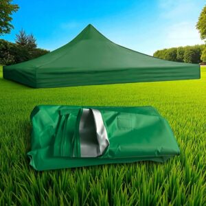 LONA DE TOLDO 3X3 COLOR VERDE CON FILTRO UV