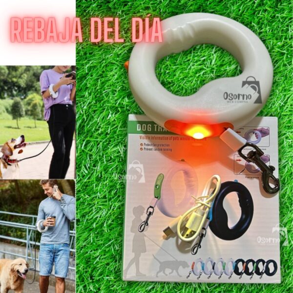 CORREA RETRACTIL PARA MASCOTAS