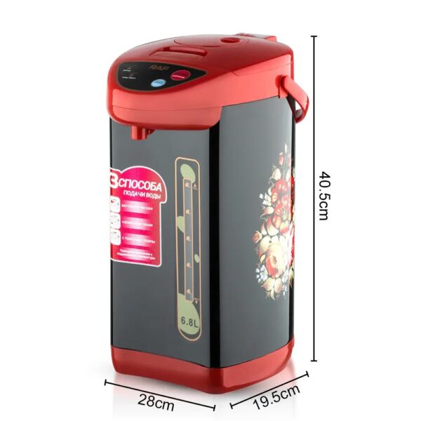 TERMO HERVIDOR DE AGUA ELECTRICO 6,8 LITROS 750W - Imagen 5