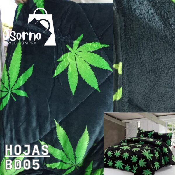 PLUMON CON CHIPORRO 2 PLAZAS + 2 FUNDAS CON ESTAMPADO - Imagen 3