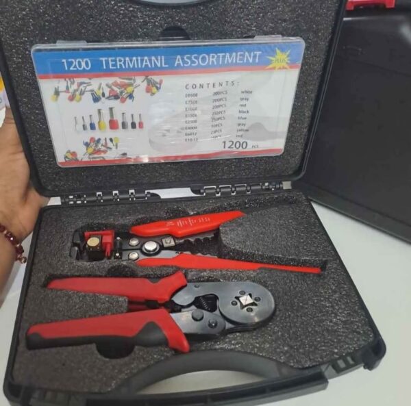 KIT DE ALICATE CRIMPADOR Y PELACABLE - Imagen 2