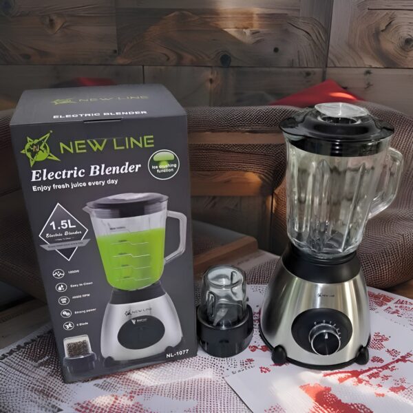 LICUADORA DE 1.5 LITROS 1000W CON VASO DE VIDRIO + PICA TODO