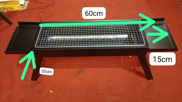 PARRILLA A CARBON PLEGABLE - Imagen 3
