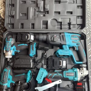 KIT DE 4 HERRAMIENTAS INALAMBRICAS