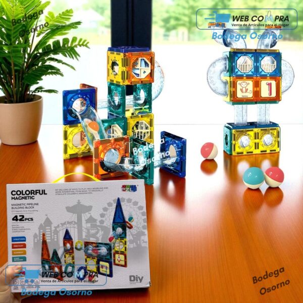 JUEGO MAGNETICOS 42 PIEZAS - Imagen 3