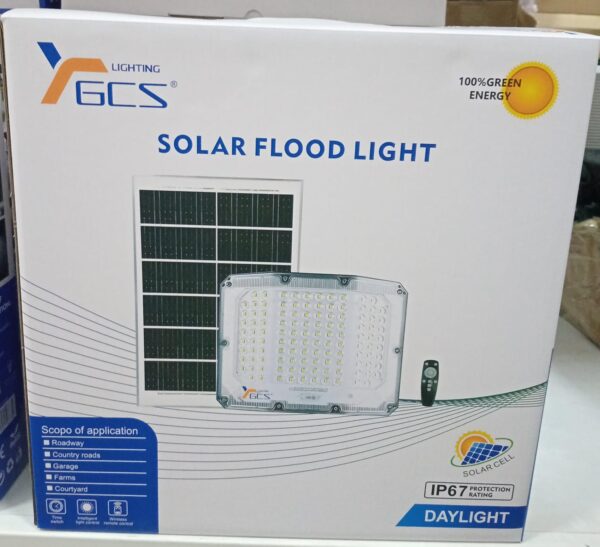 FOCO SOLAR CON PANEL APARTE DE 500W PEQUEÑO