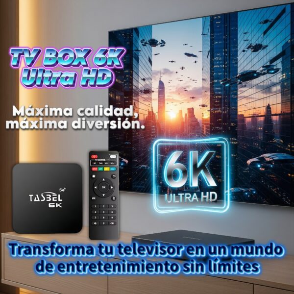 TV BOX TASBEL 6K - Imagen 3