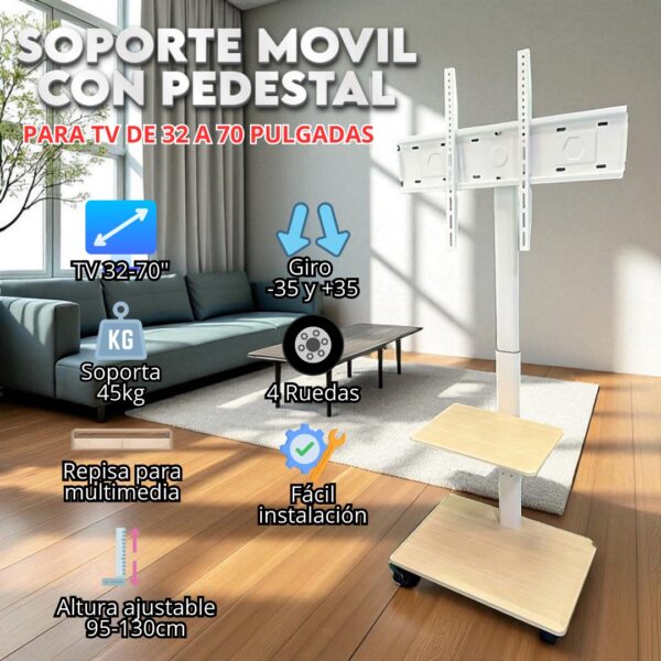 SOPORTE CON PEDESTAL ZJ503 - Imagen 2