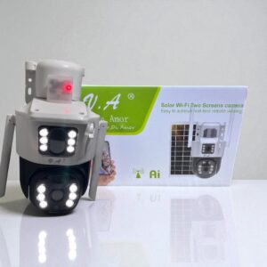 CAMARA DOBLE LENTE CON PANEL SOLAR