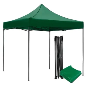 TOLDO CON ESTRUCTURA 3X3 LONA VERDE